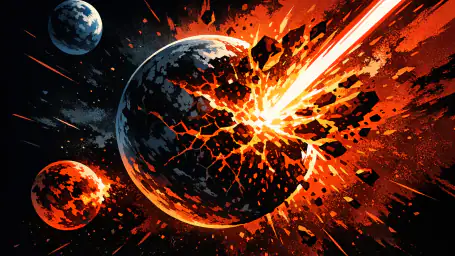 استمتع بتدمير الكواكب في Solar Smash header