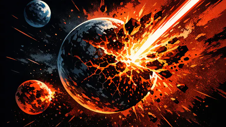 استمتع بتدمير الكواكب في Solar Smash header
