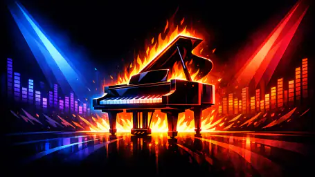 Piano Fire: Edm Music & Piano – Neue Höhen durch Android und iOS Updates header