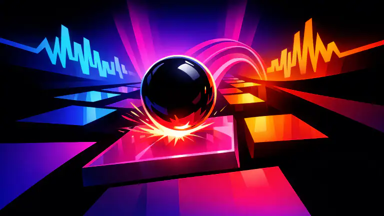 Tiles Hop Offline Musik Spiele: Der Rhythmus, der Begeistert header