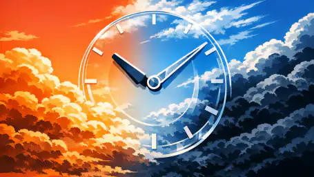 Transparente Uhr & Wetter: Eleganz trifft Funktion header