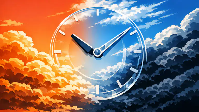 Transparente Uhr & Wetter: Eleganz trifft Funktion header
