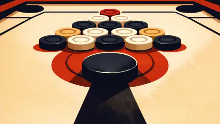 Carrom Pool: Disc Game Frente a los Gigantes del Deporte Móvil header