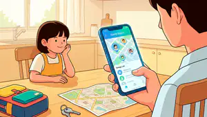 Family Space rassure mieux quand l’interface explique clairement ses actions header